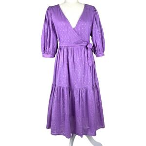 Emerson Fry India Collection Cotton Midi Dress Medium